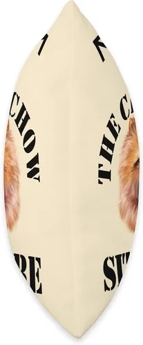 Vista 2 de Funny Chow Chow Dog Owner Gifts & Shirts Move Sits Here Funny Chow - Almohada para perro, 16 x 16 pulgadas, multicolor
