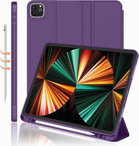 Vista 14 de Funda para iPad Pro de 12.9 pulgadas 2022/2021/2020 (6ª/5ª/4ª generación) con soporte para lápiz