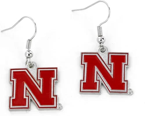 Vista 22 de aminco NCAA Pendientes colgantes con logo de la NCAA para adultos unisex