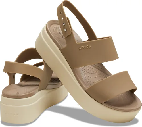Vista 7 de Crocs Sandalia Brooklyn de cuña baja para mujer