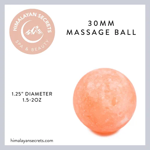 Vista 5 de Himalayan Secrets® Piedra de masaje - Uso para masaje corporal o exfoliante (bola 1.181 in (paquete de 24))