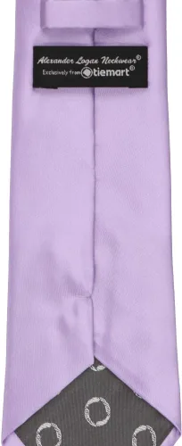 Vista 510 de tiemart Corbata de color sólido para hombre Longitud estándar