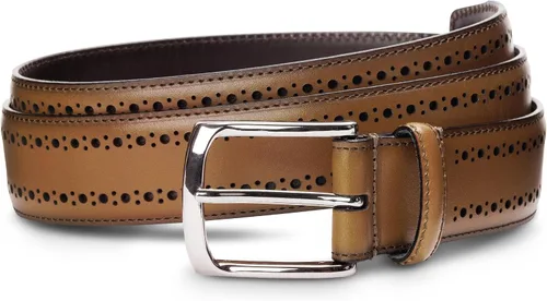 Vista 8 de Allen Edmonds Cinturón Manistee para hombre Negro