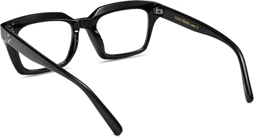 Vista 8 de FEISEDY Gafas de lectura retro cuadradas con bloqueo de luz azul, antirreflejos, para fatiga digital, modelo B2479