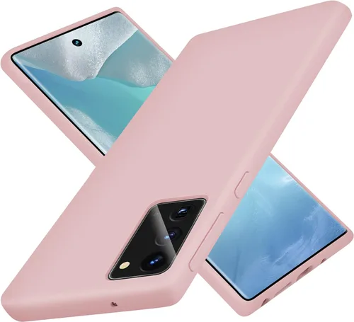 Vista 12 de Funda de silicona líquida compatible con Galaxy Note 20, protección de cuerpo completo de goma de gel a prueba de golpes para Galaxy Note 20 de 6.7