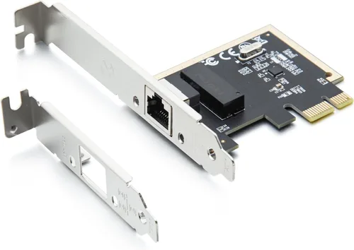 Vista 15 de 10Gtek Mini PCIe 1G Ethernet Tarjeta de Red (Intel I210AT), con luz LED, longitud de cable de 30 cm, puerto único RJ45, interfaz Mini Pice,