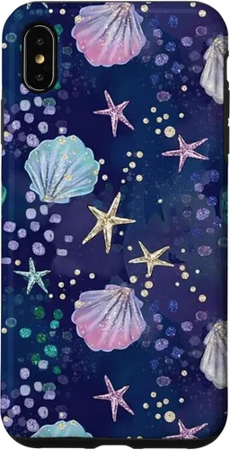 Vista 11 de Summer Aesthetic Seashell Purple Ocean Case for iPhone 17