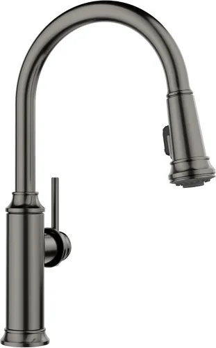 Vista 7 de Empressa - Grifo de cocina desplegable (1.5 GPM, color negro mate)