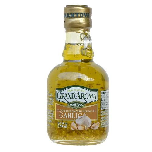 Vista 7 de Mantova Grand'Aroma Aceite de oliva virgen extra con sabor a albahaca, 8.5 onzas líquidas (paquete de 1)