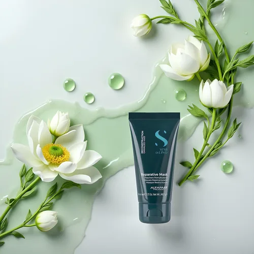 Vista 6 de Alfaparf Milano Semi Di Lino Reconstrucción Reparative Travel Size Mascarilla para cabello dañado, 1.72 oz.