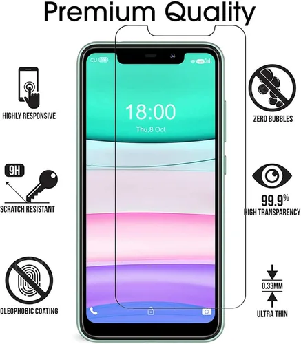 Vista 2 de Gemini UW505 - Protector de pantalla para Gemini UW505, compatible con fundas, resistente a los arañazos, sin burbujas, antihuellas dactilares