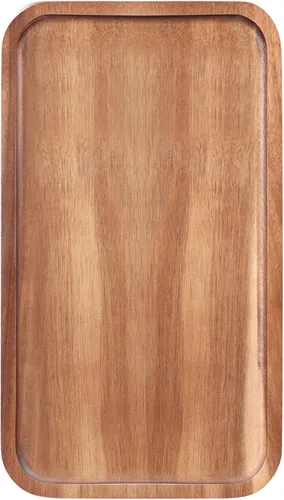Vista 10 de Pequeñas Bandejas de Madera Rectangulares Mini Tablas de Charcutería Tablas de Servir de Madera de Acacia Decoración del Hogar Tabla de Queso Platos
