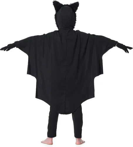 Vista 2 de Seawhisper Disfraces de murciélago de Halloween para niños, talla 4-14