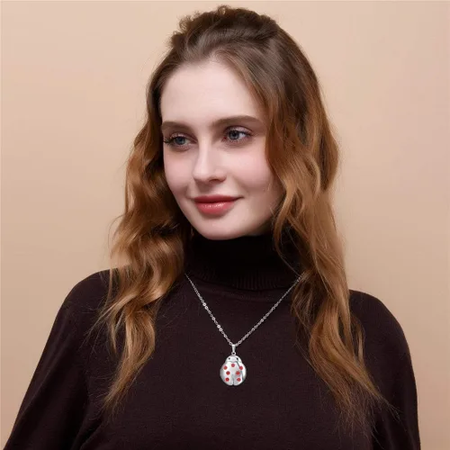 Vista 5 de U7 Women Girls Lucky Necklace Stainless Steel 18K Gold Plated Cute DachshundElephantPig Animal Pendant