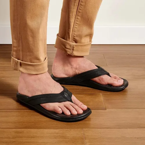 Vista 5 de Nuevo Olukai para hombre hiapo sandalia piel suave