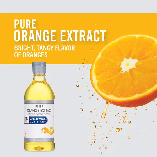 Vista 7 de McCormick Culinary - Extracto puro de naranja, 16 fl oz - Una botella de 16 onzas líquidas de saborizante de naranja para hornear, pasteles