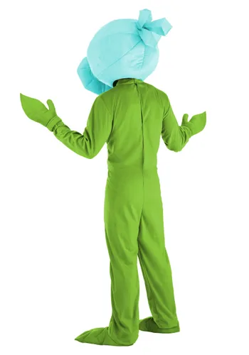 Vista 2 de Disfraz de guisante de nieve de Plants Vs Zombies para adultos Multicolor