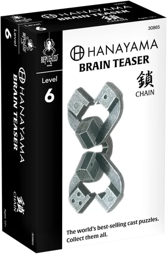 Vista 3 de Rompecabezas de metal fundido para el cerebro Equa Hanayama (nivel 6)