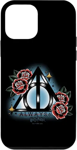 Vista 16 de iPhone 16 Harry Potter Always Deathly Hallows Symbol Floral Portrait Case