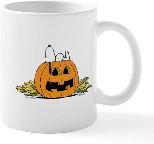 Vista 21 de CafePress Sincere Pumpkin Patch Mug Taza de café de cerámica de 11 oz (11.0 fl oz)