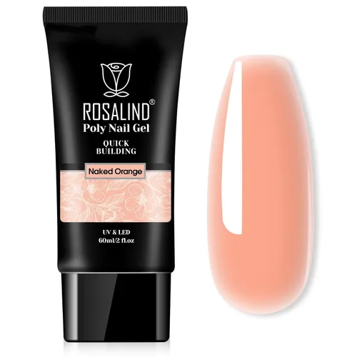 Vista 12 de ROSALIND Gel de uñas de poliéster rosa de 2 onzas, gel de extensión de uñas Gel de uñas de poliéster rosa suave de 0.03-2 fl oz