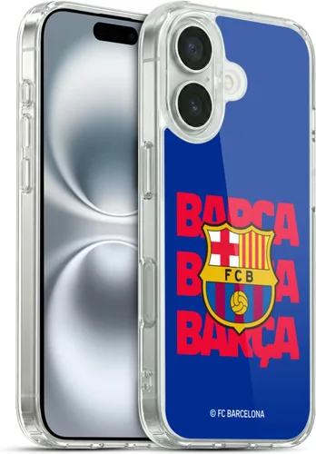 Vista 189 de Head Case Designs Funda de gel suave con licencia oficial del FC Barcelona Barca Crest Graphics [protección de grado militar] compatible con Apple