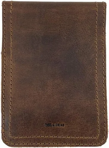 Vista 4 de Hide & Drink, Journal Cover for Hard Cover Moleskine Pocket Size (3.5 x 5.5 in.) Classic Notebook (Notebook NOT Included), Full Grain Leather