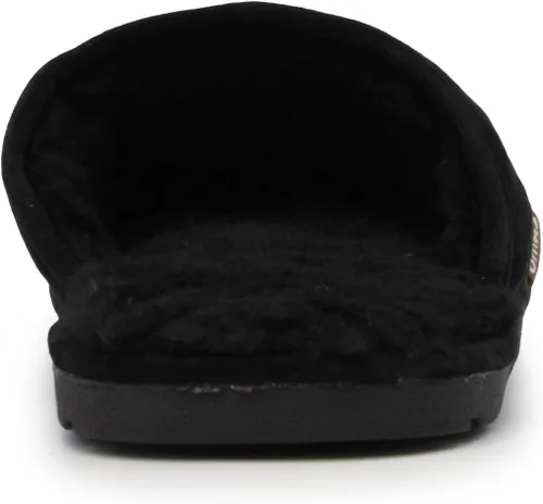 Vista 3 de Lamo Zapatilla Scuff Hombre - Zapato de Ante, Negro