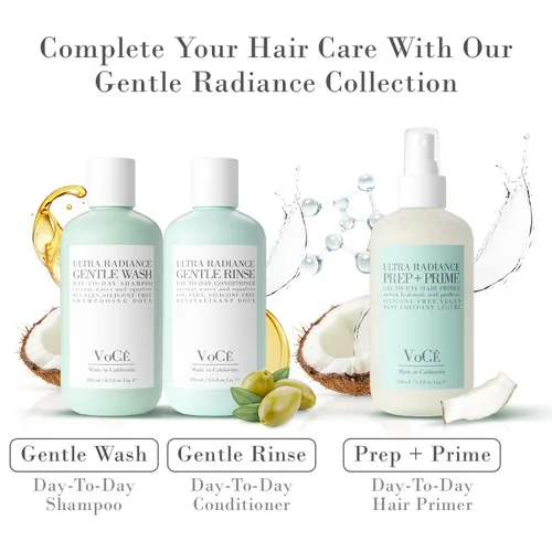 Vista 8 de VoCÊ Haircare - Champú vegano y libre de crueldad animal Cuidado del cabello limpio, seguro para el color, sin parabenos ni sulfatos, ultra