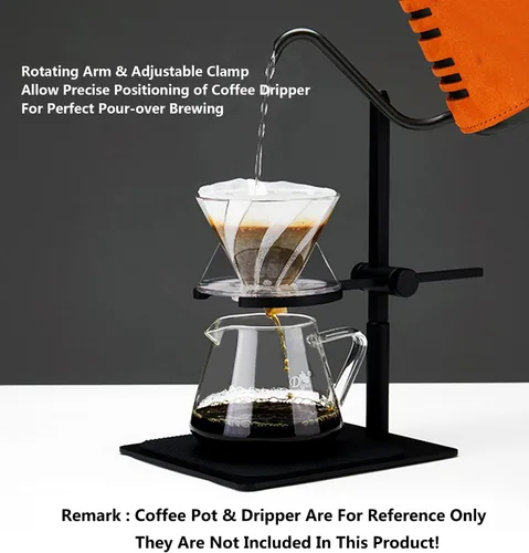 Vista 6 de Pour Over Coffee Station - Soporte para gotero de café de acero inoxidable