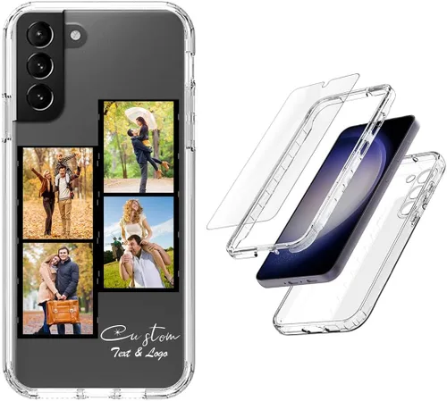 Vista 31 de Funda resistente personalizada para Samsung Galaxy S20 FE [protector de pantalla de vidrio templado] [carcasa de silicona suave] [parachoques de PC]