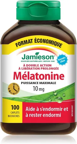 Vista 2 de Jamieson Laboratories Suplemento de melatonina, 10 mg, 100