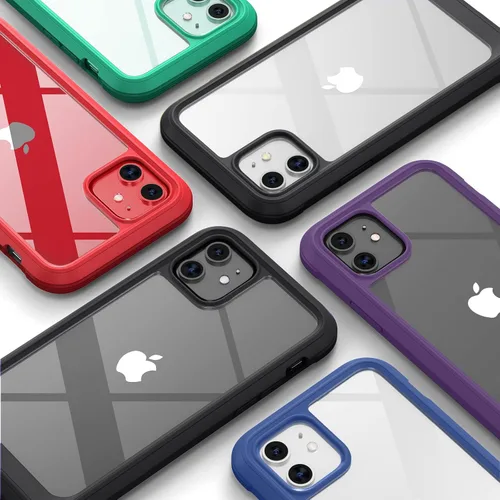 Vista 6 de DIACLARA - Funda transparente compatible con iPhone XR 6.1 pulgadas 2018