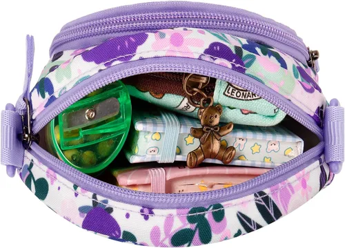 Vista 5 de Choco Mocha Bolso cruzado para niñas pequeñas de 4-6, 6-8, bolso cruzado para niños, bolso cruzado para niños de 2, 3, 4 años