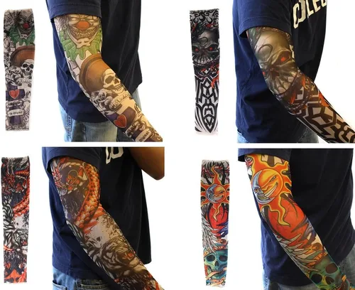 Vista 2 de Mangas con imitación de tatuajes temporales Efivs Arts