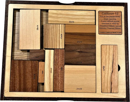 Vista 12 de Rompecabezas de madera Martin's Menace - Desafiante rompecabezas para adolescentes y adultos, fabricado en Estados Unidos