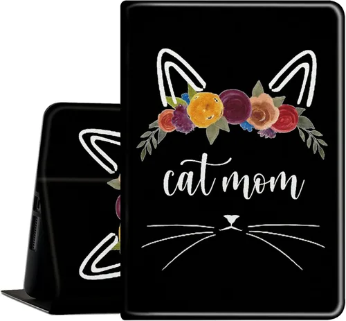 Vista 11 de Funda para tablet Kindle Fire HD 8 y 8 Plus (12ª generación 2022), funda delgada de piel sintética con función de encendido automático para tableta