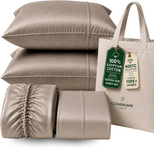 Vista 96 de CLOUDSCAPE LINEN Sábanas de cama individuales de lujo 100% algodón egipcio 01. blanco