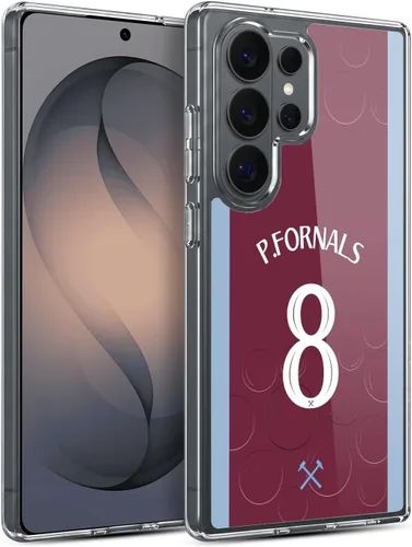 Vista 117 de Head Case Designs Officially Licensed West Ham United FC James Ward-Prowse 2023/24 Players Home Kit Gel Case [Military Grade Protection] Compatible