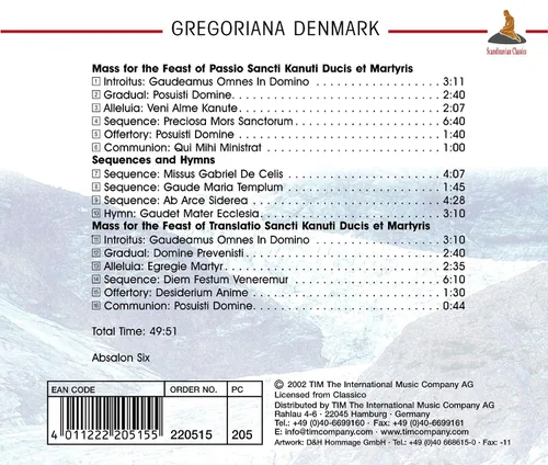 Vista 3 de Gregoriana Denmark Plainsong from the Time of Bishop Absalon