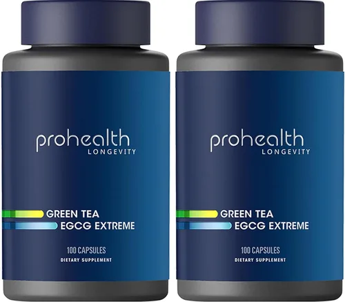 Vista 4 de ProHealth Longevity Green Tea EGCG Extreme (390 mg EGCG, 100 Cápsulas) (Suplemento de té verde)