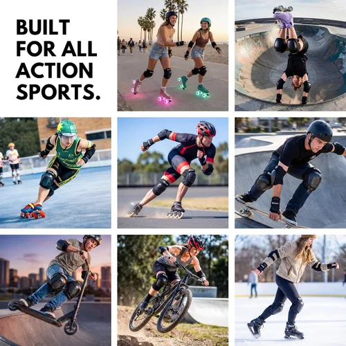 Vista 7 de Bont Coderas para adultos, protección para Roller Derby, patín de ruedas, patín de parque, patín de hielo, monopatín, scooter