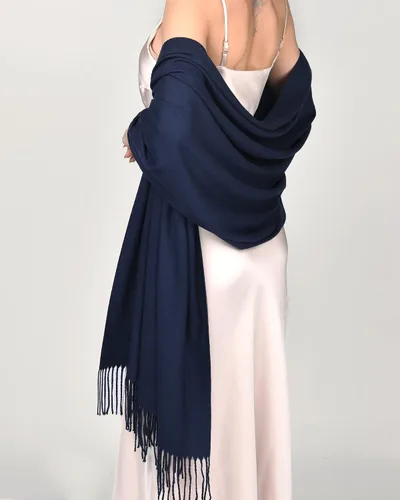 Vista 4 de Chales de seda Pashmina para mujer, como regalos de boda, para la novia, dama de honor, vestimenta de noche