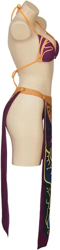 Vista 3 de MelangCos Disfraz de princesa para cosplay, lencería sexy para mujeres y niñas