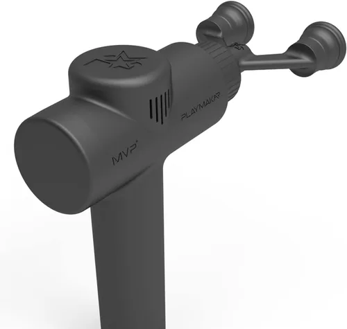 Vista 5 de PlayMakar ShocDuo - Cabezal de masaje de doble cabezal de absorción y reverberación para pistola de masaje MVP+
