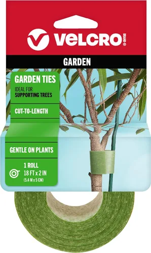 Vista 9 de VELCRO Brand VEL-30087-AMS Paquete Inicial de Lazos ONE-WRAP para Jardines en Contenedores o Plantas de Interior, 12 piezas, Pre-Cortados, 6 in x