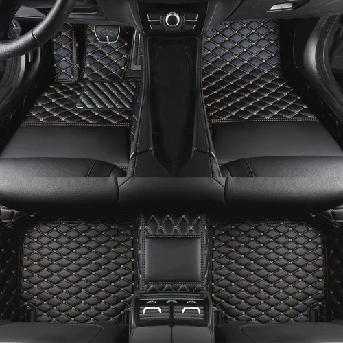 Vista 17 de Alfombrillas de cuero de lujo personalizadas para todo tipo de clima, para el 99 % de los sedán, SUV, automóvil deportivo, para hombres y mujeres