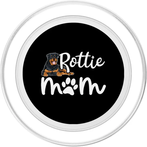Vista 2 de Rottie Mom Gift Rottweiler Mom para amantes de los perros, accesorio de teléfono, PopSockets, agarre y soporte para teléfonos y tabletas, PopSockets