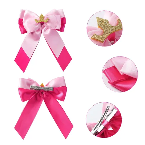 Vista 2 de Pinzas para el pelo de princesa para niñas y mujeres, accesorios de disfraces de Halloween, 5 pulgadas, 1 unidad
