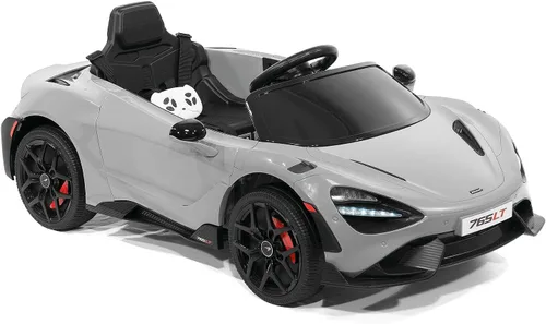 Vista 6 de McLaren 765LT 12V - Auto para niños con control remoto parental R/C (gris)